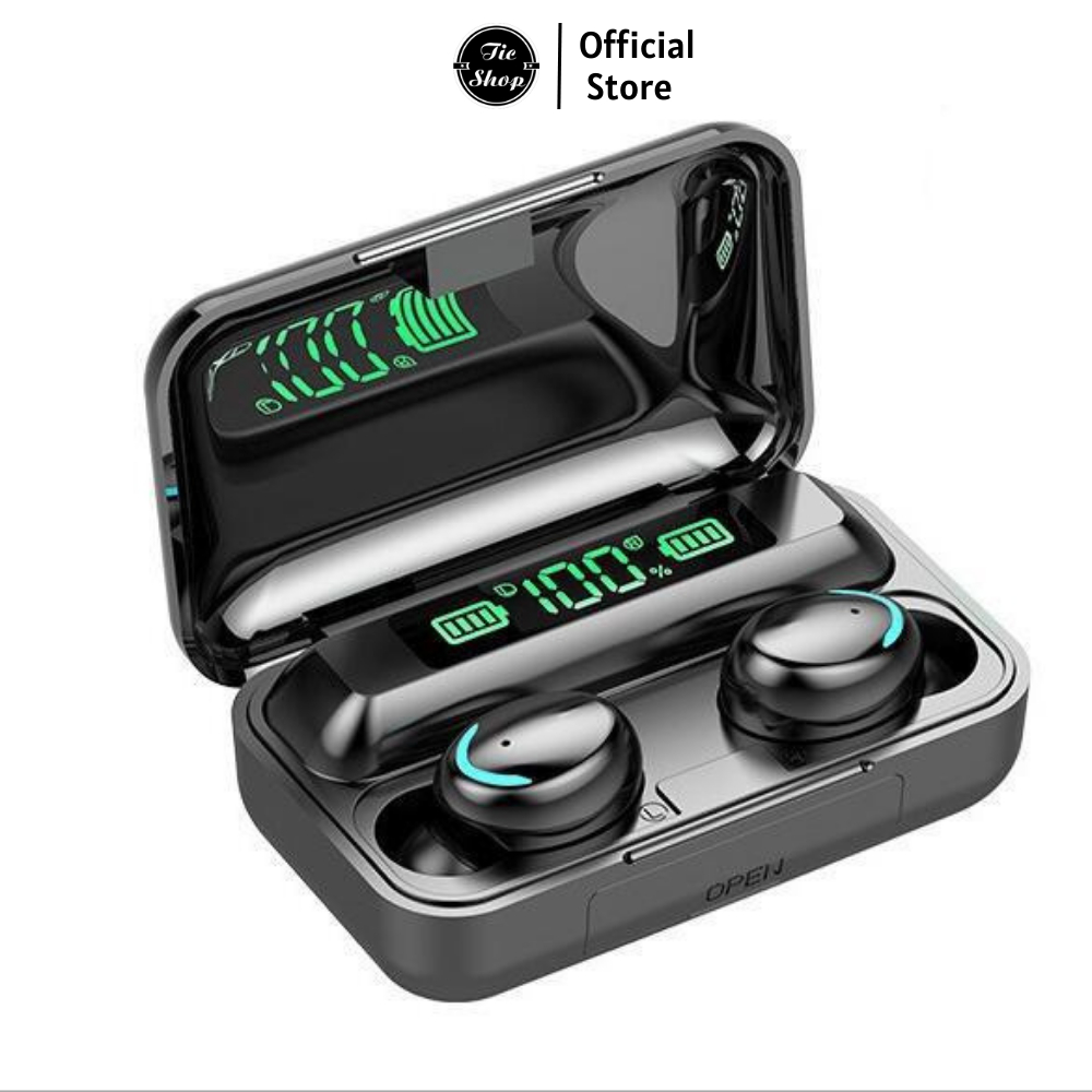 Tai Nghe Không Dây Amoid F9 Âm Thanh HiFi Cảm Ứng 2 Tai