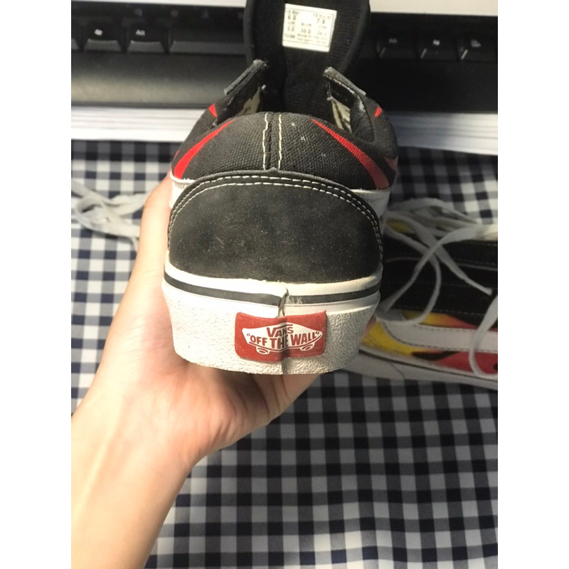 Giày VANS ngọn lửa - PASS size 38