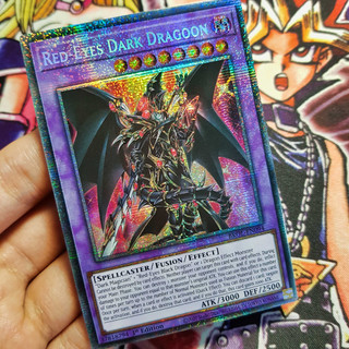 Thẻ bài Yugioh chính hãng | Red-eyes Dark Dragoon (UK) | BROL Starlight Rare