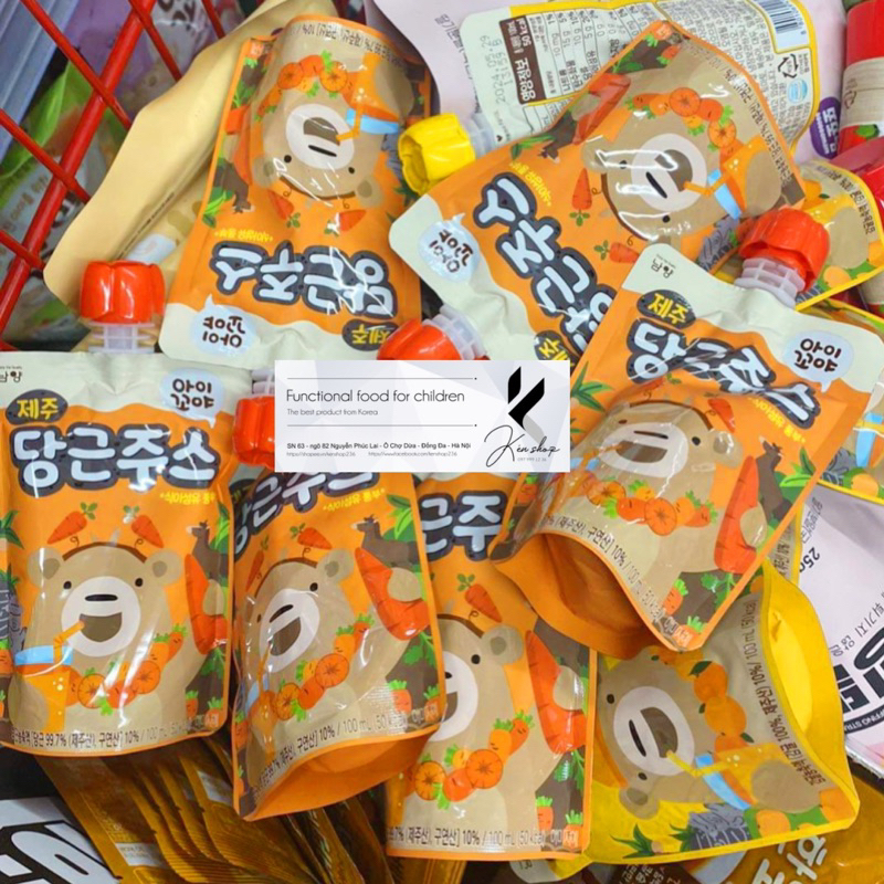 Nước ép hữu cơ JEJU NAMYANG cho bé