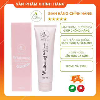 Kem body men bia Minigarden 180ml SPF25 PA+ giúp dưỡng trắng, chống nắng, makeup body, không bết rít