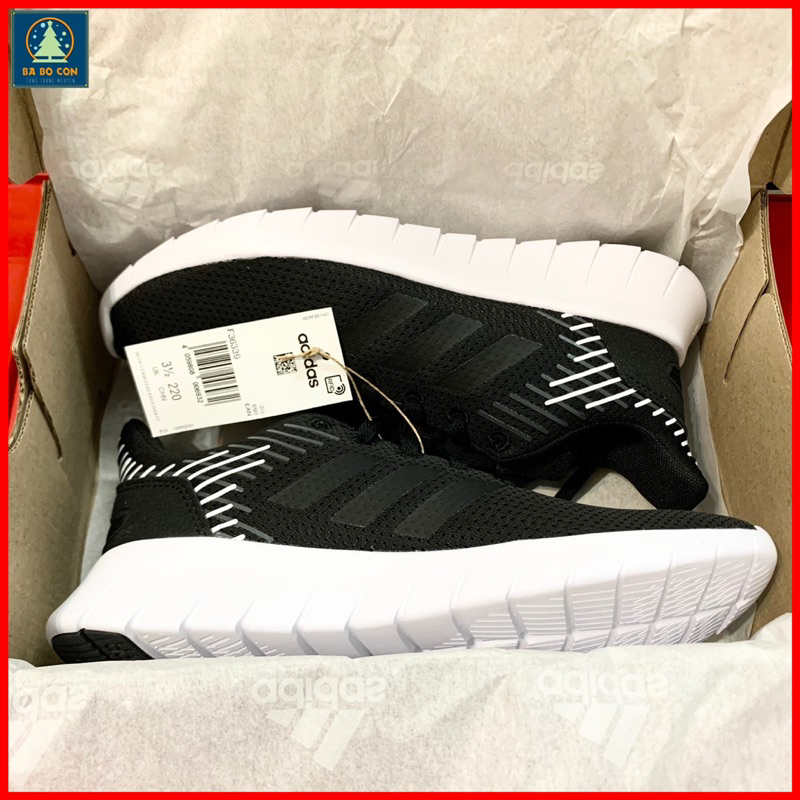 Giày Adidas Asweerun Black W F36339 full box, chuẩn Authentic, đi cực kỳ êm chân, sẵn ship ngay
