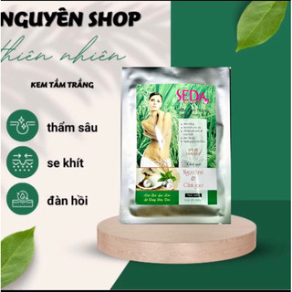 Mĩ phẩm.kem tắm trắng séda hồng cúc ngọc trai & cám gạo