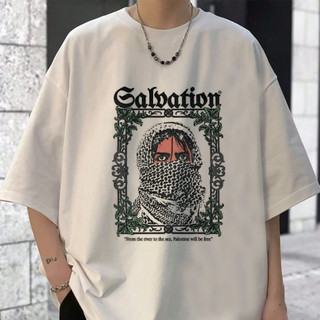 Áo thun nam nữ form rộng tay lỡ chất cotton mềm, áo phông thời trang mẫu GALVATION