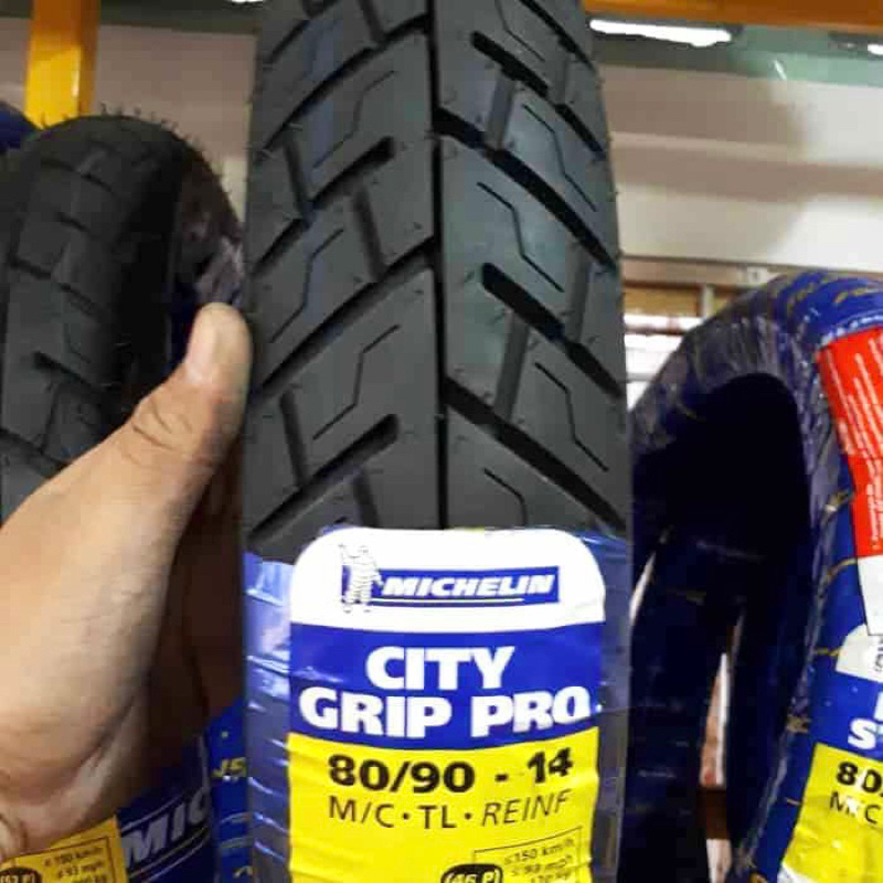 Vỏ xe Michelin City Grip Pro 80/90-14 M/C TL lắp được cho tay ga Vario, Click, Vision,..