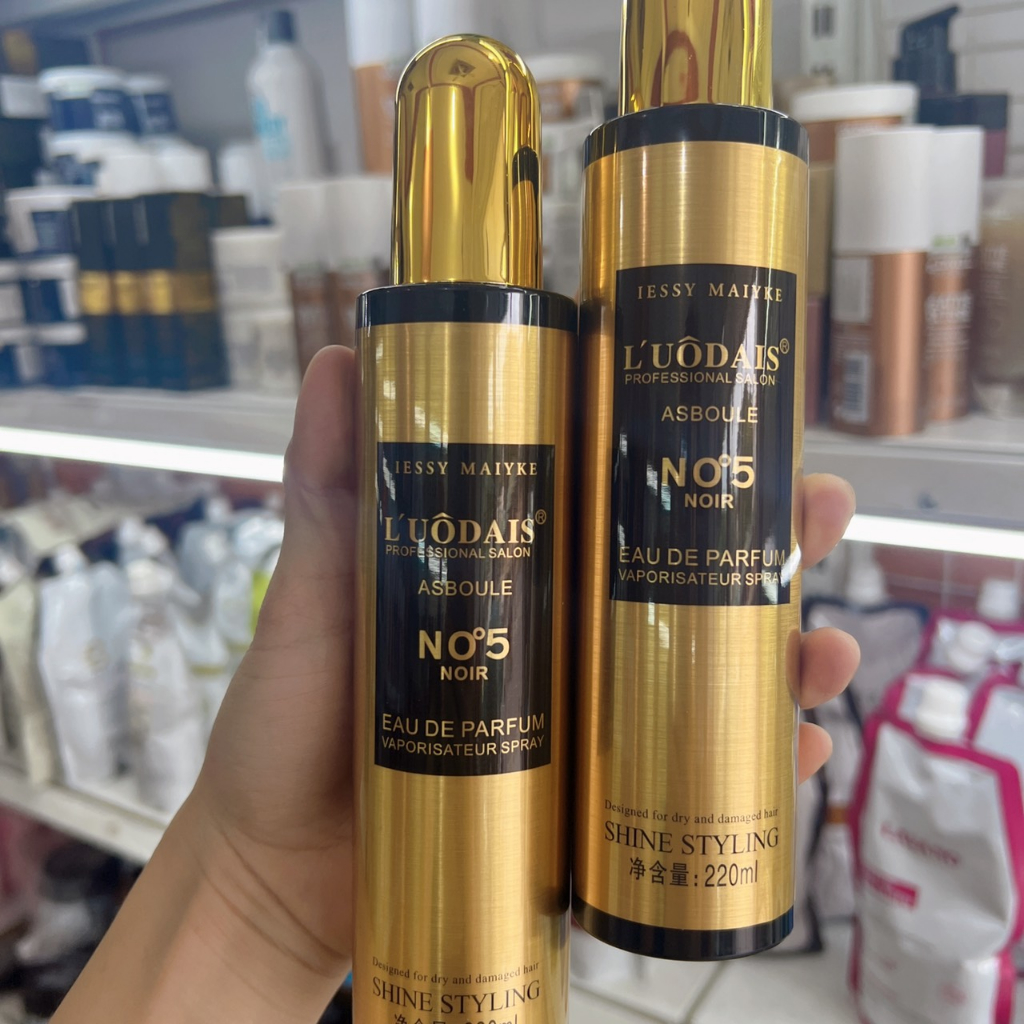 Xịt Dưỡng Tóc LUÔDAIS NO5 Hương Nước Hoa Pháp 220ml - Giúp tóc suôn mượt vào nếp