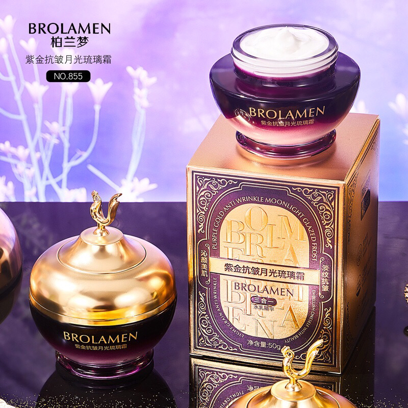 Kem dưỡng chống lão hoá giảm nếp nhăn nám ngăn trặn sự  hình thành rãnh cười BROLAMEN
