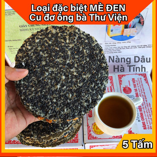  Cu đơ ông bà Thư Viện chính gốc loại đặc biệt mè đen hộp 5 cái kẹo cu đơ đặc sản Hà Tĩnh 