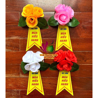 Hoa hồng cài áo mẫu mới Vu Lan Báo Hiếu