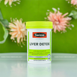 Thải độc gan Liver Detox Swisse Úc HÀNG CAO CẤP viên uống giúp thanh nhiệt