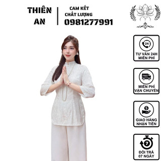 Đồ lam đi chùa - pháp phục - thiết kế cao cấp - trang nhã - trẻ trung