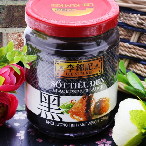 Sốt tiêu đen Lee Kum Kee 230gr - sốt ướp sẵn cho món nướng, steak [HN giao hàng hỏa tốc] - Ảnh 2