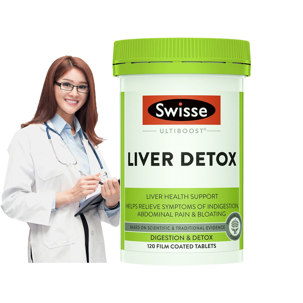 Thải độc gan Liver Detox Swisse Úc, 60v/ 120v