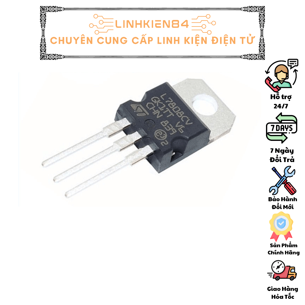 IC Ổn Áp 7806 7808 7809