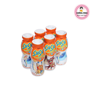 6 chai sữa chua uống hương cam SuSu 80ml