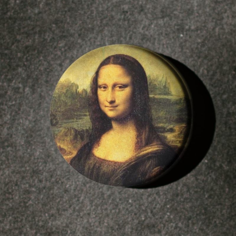 Huy hiệu Monalisa các bức tranh nổi tiếng pin badge