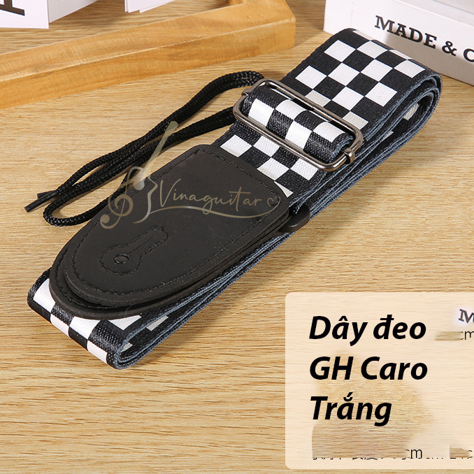 Dây đeo đàn guitar màu đen 🤝 dây đeo ukulele 🤝 dây đeo dùng cho mọi loại đàn