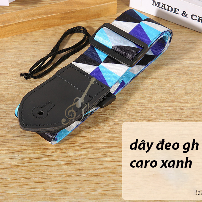 Dây đeo đàn guitar màu đen 🤝 dây đeo ukulele 🤝 dây đeo dùng cho mọi loại đàn