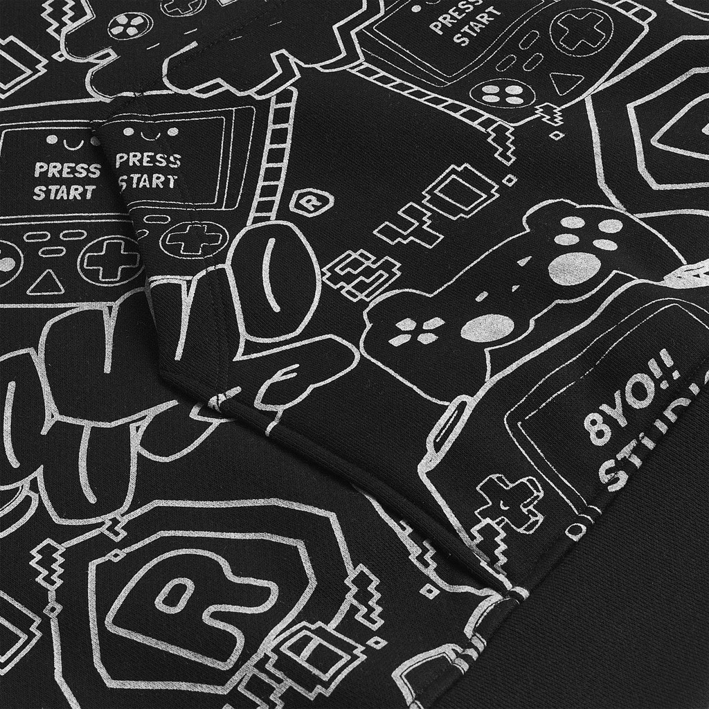 Áo Hoodie 8Y0 Mũ Trùm 2 Lớp Form Rộng Unisex Vải Nỉ Bông Cotton Cao Cấp