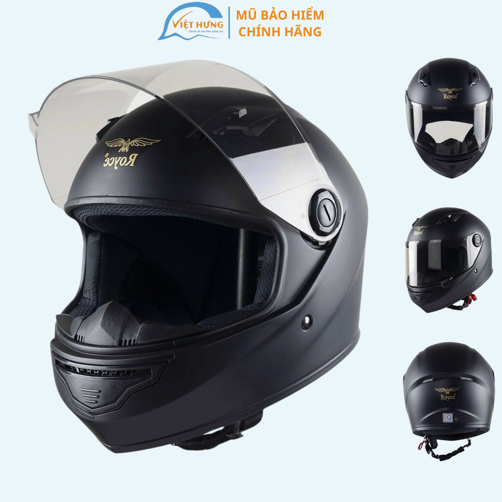 Nón bảo hiểm Fullface cao cấp - Royce XH03 – Vòng đầu 57-59cm - Hàng chính hãng - Bảo  hành 12 tháng