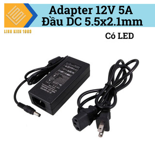Adapter 12V5A nguồn DC 12V đầu jack cắm 5.5x2.1mm