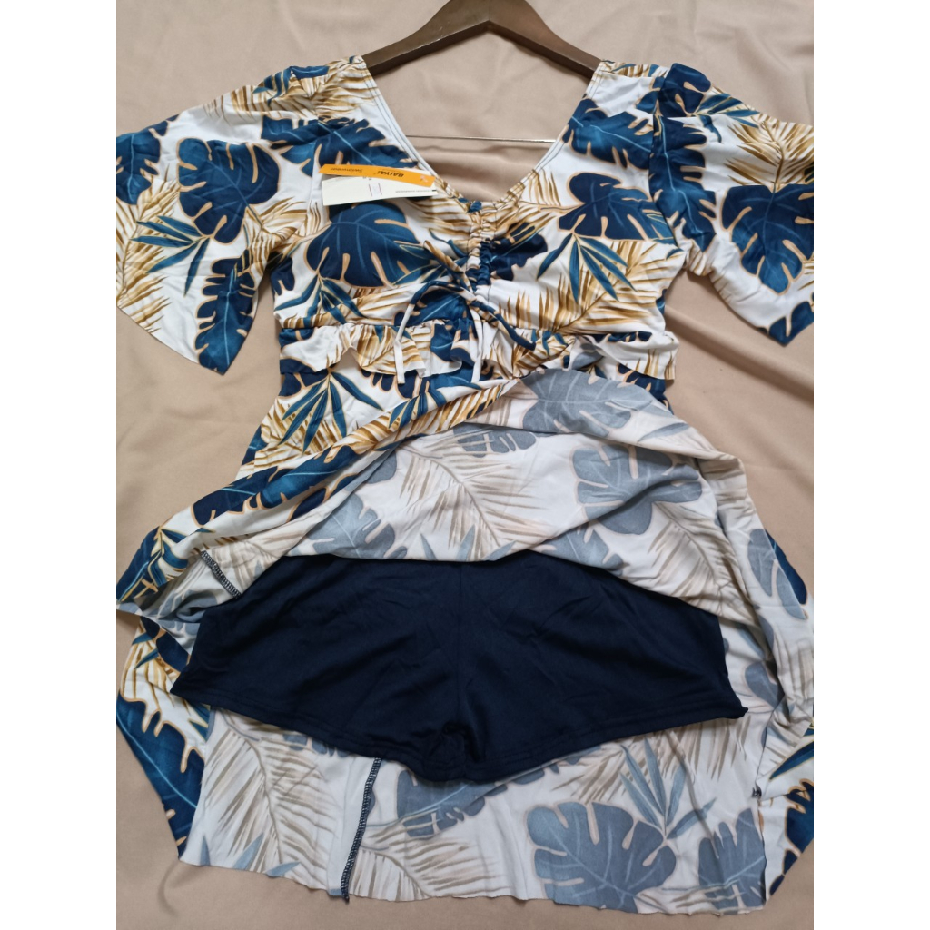 Bộ đồ bơi nữ liền thân dáng váy size lớn 54 64kg