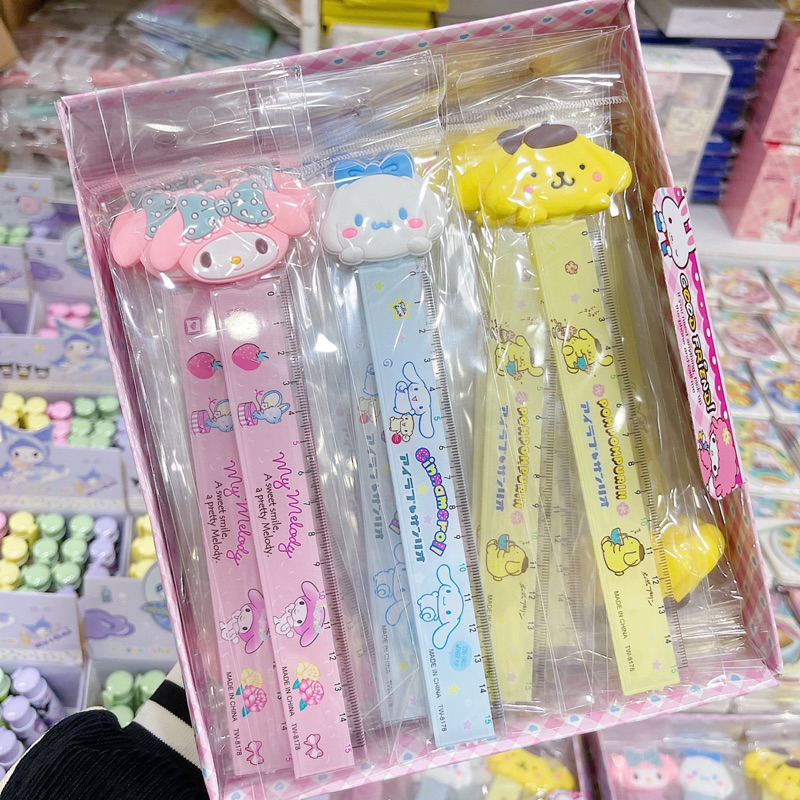 Thước Kẻ 15CM Đầu Charm Thú SARINO  Cute - 1 Cây