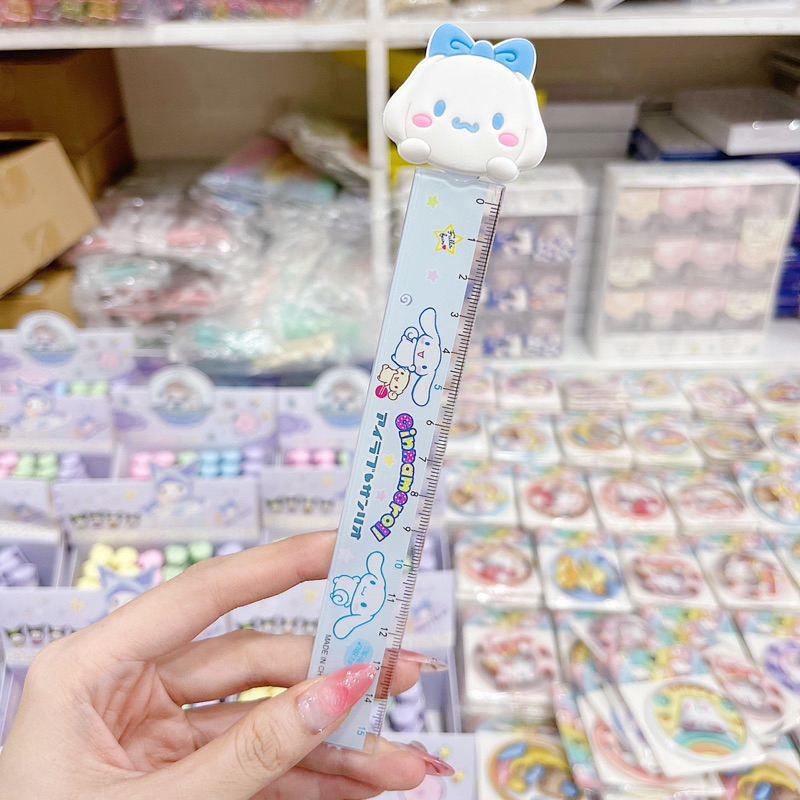 Thước Kẻ 15CM Đầu Charm Thú SARINO  Cute - 1 Cây