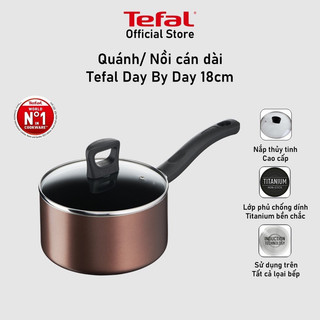 Quánh/ Nồi cán dài Tefal Day By Day 18cm G1432305