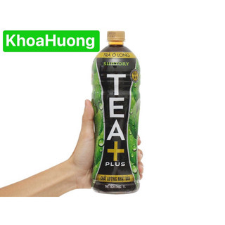 Trà ô long Tea Plus/Chanh sả chai 1L