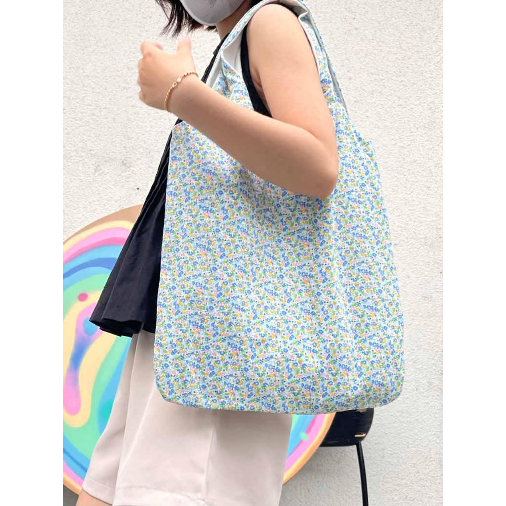 Túi tote hoa hoè 2 lớp dày dặn