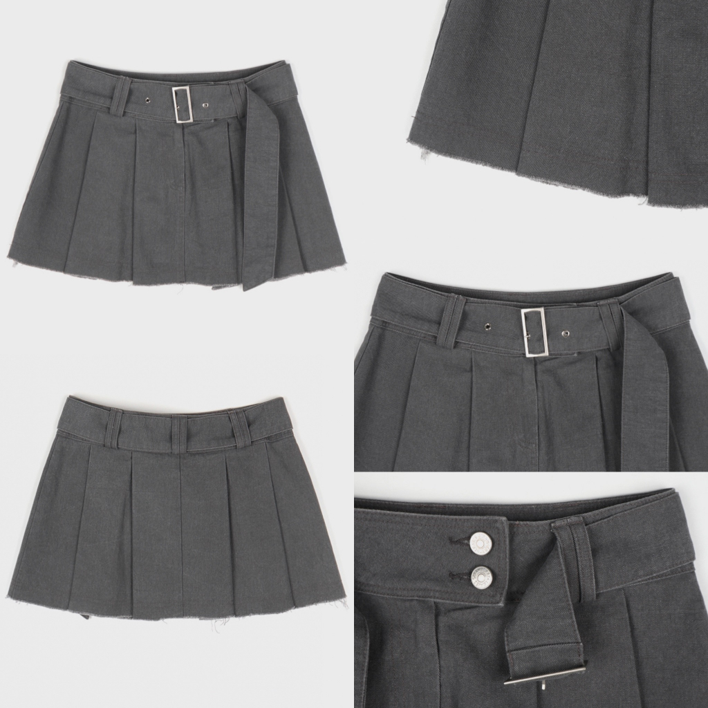 Váy BLACKUP Bambi Pleated Mini Skirt