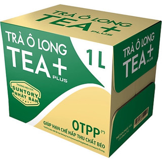 Trà ô long Tea Plus/Chanh sả chai 1L