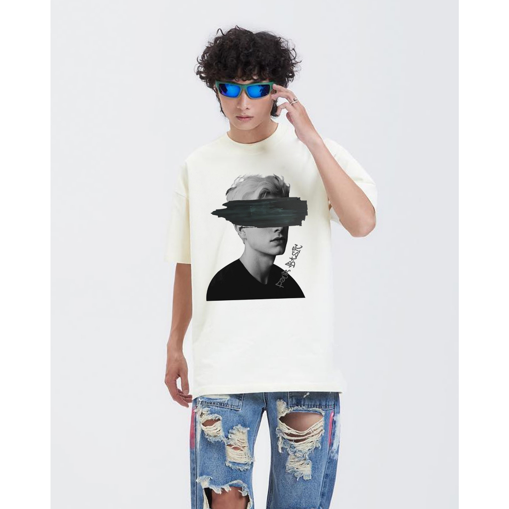 Áo Thun Nam Nữ Form Rộng Cotton Tay Lỡ Unisex , Áo Phông Cổ Tròn Basic Tee Oversize Trend Hè 2023 - Sad Boy