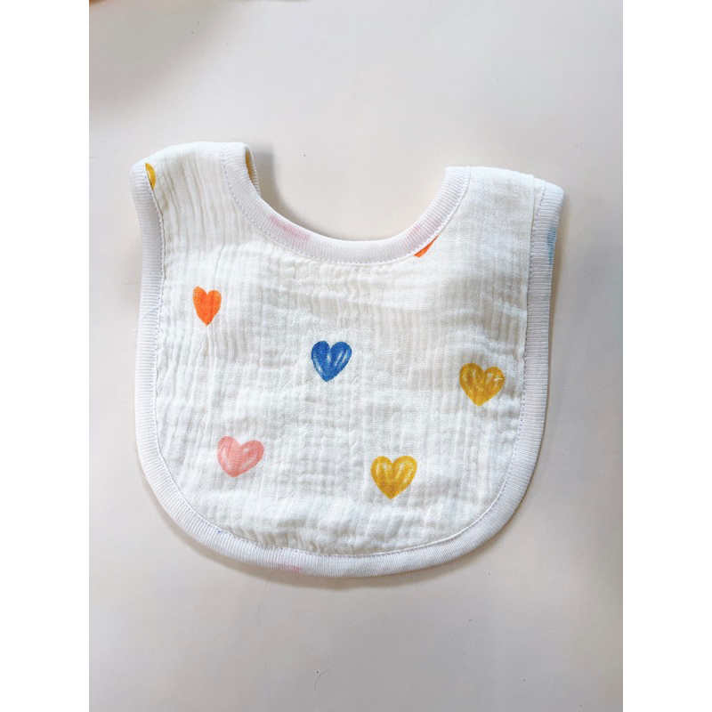 Yếm xô muslin 4 lớp cho bé trai gái, yếm ăn dặm cho bé