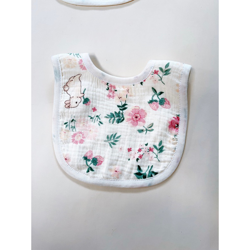 Yếm xô muslin 4 lớp cho bé trai gái, yếm ăn dặm cho bé