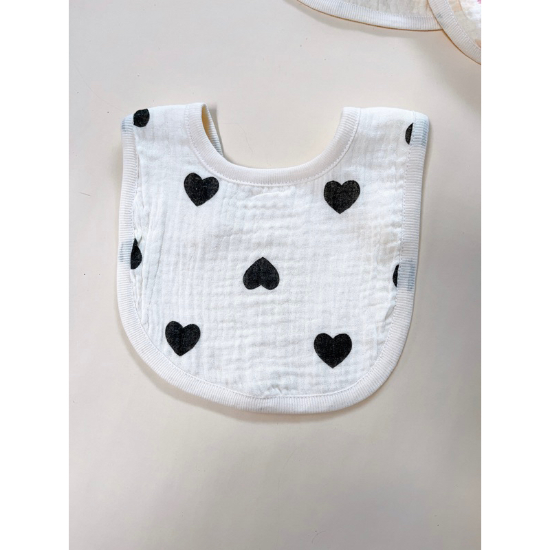 Yếm xô muslin 4 lớp cho bé trai gái, yếm ăn dặm cho bé