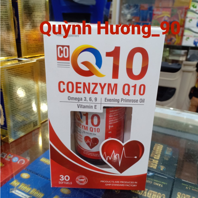 Viên uống COQ10 Coenzym Q10 lọ 30 viên giúp bảo vệ tim mạnh