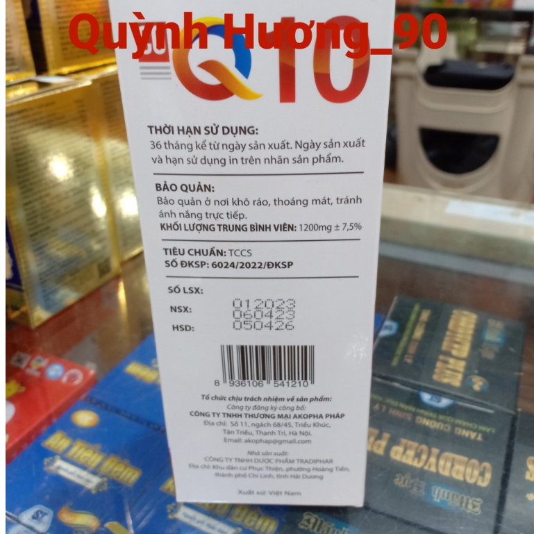 Viên uống COQ10 Coenzym Q10 lọ 30 viên giúp bảo vệ tim mạnh