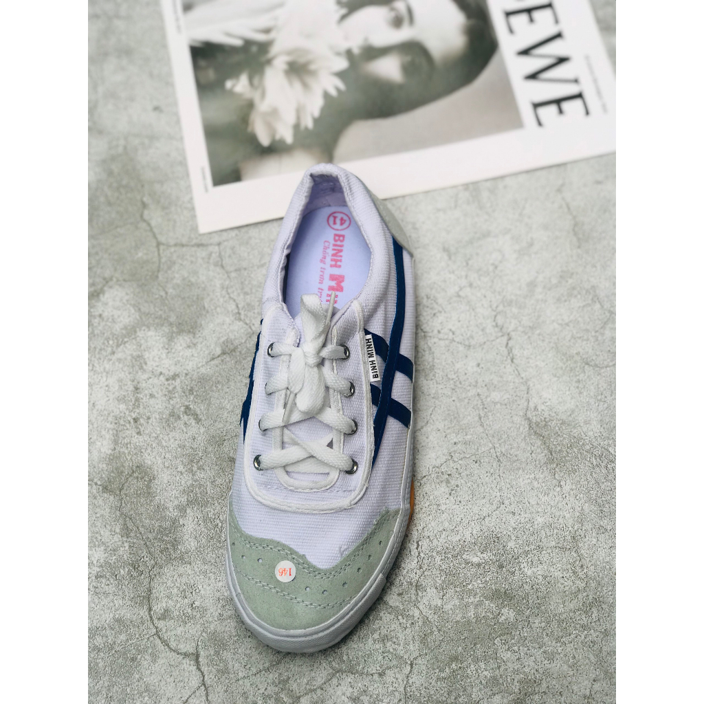 Giày Bata BÌNH MINH 3 sọc thể thao thời thượng,đế cao su