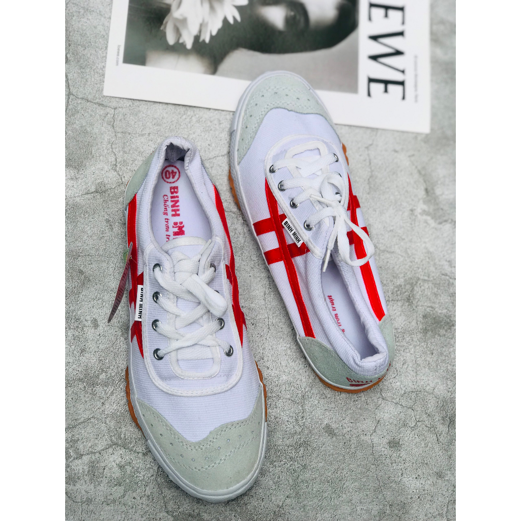 Giày Bata BÌNH MINH 3 sọc thể thao thời thượng,đế cao su