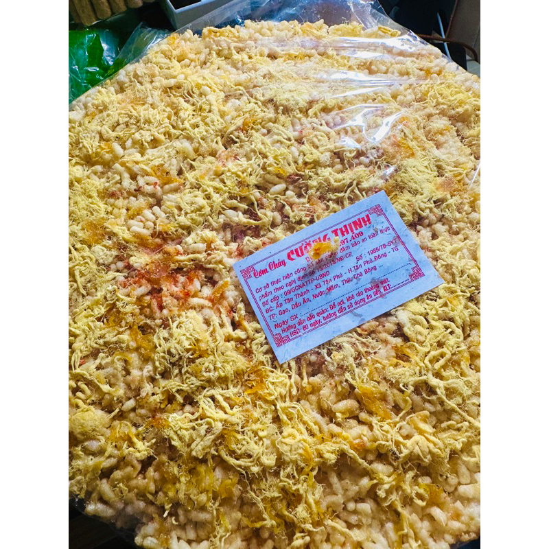 Cơm cháy chà bông nước mắm size lớn