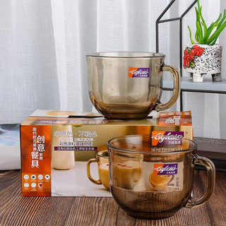 Cốc Thuỷ Tinh Hổ Phách Cao Cấp (450ml)