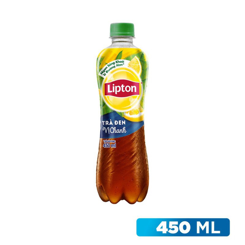 Trà đen Lipton vị chanh 6x450ml