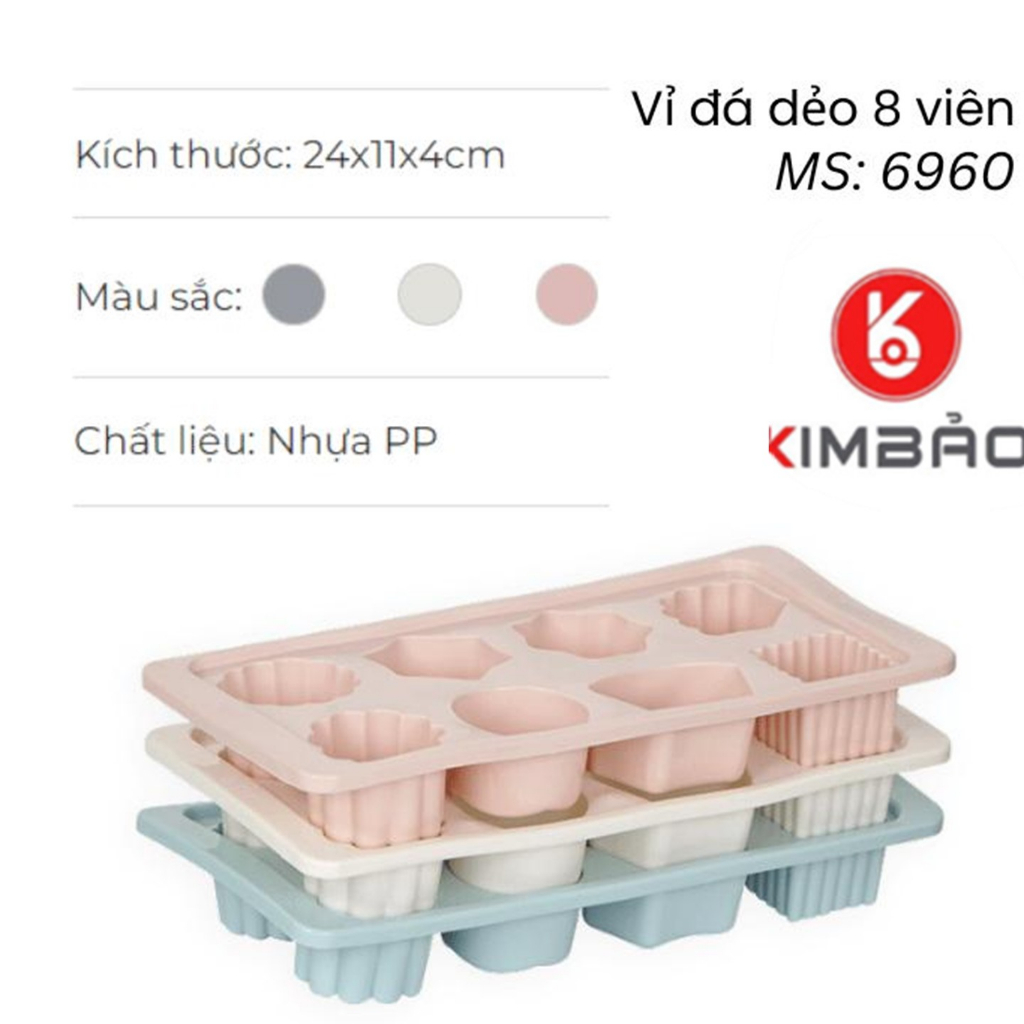 Khay đá nhựa, Khuôn thạch rau câu, Khay đá bi tròn, mặt cười, trữ đồ ăn dặm cho bé -kimbao