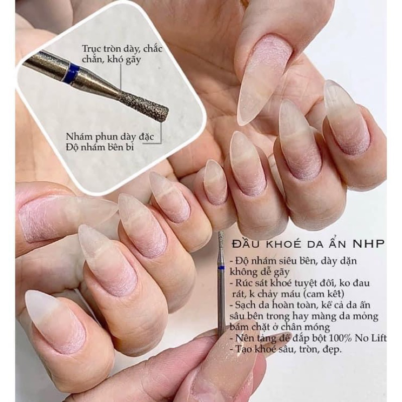 Đầu mài khóe da