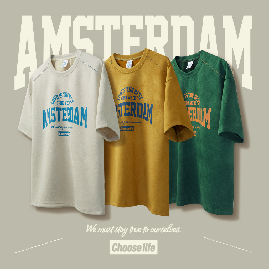 Áo thun Amsterdam Retro T-shirt