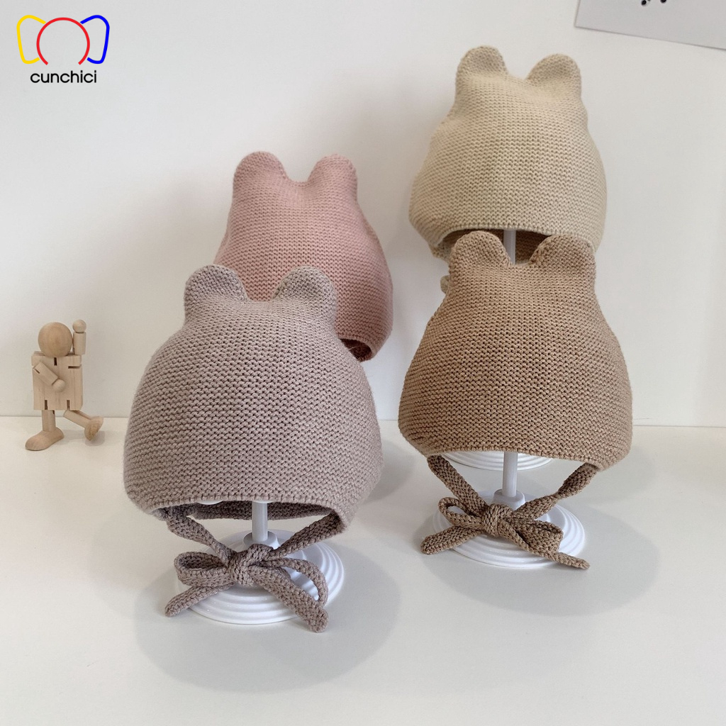 Mũ Len Cho Bé Phong Cách Hàn Quốc 3-24 Tháng CUNCHICI M46