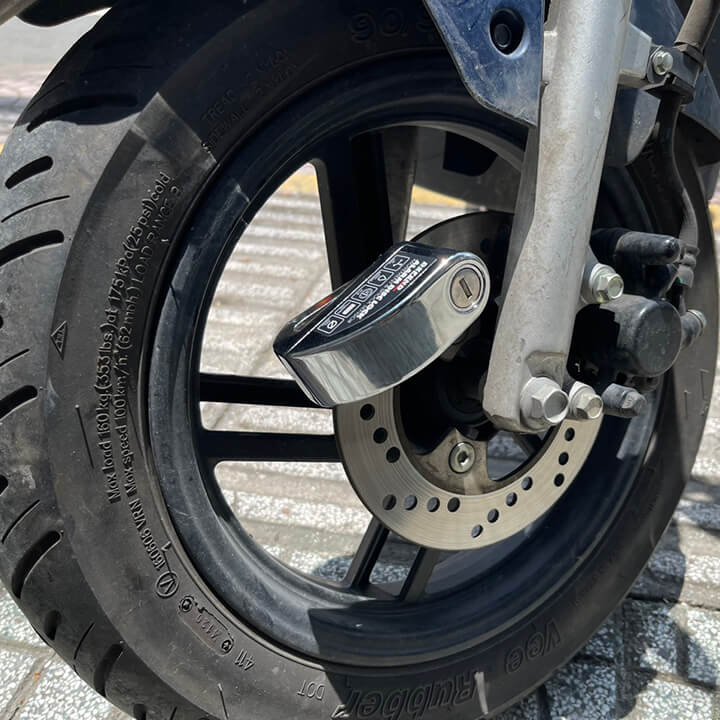 Khoá đĩa xe có còi báo động 8303 - #khoahu #khoadiaxe #khoadiabaodong