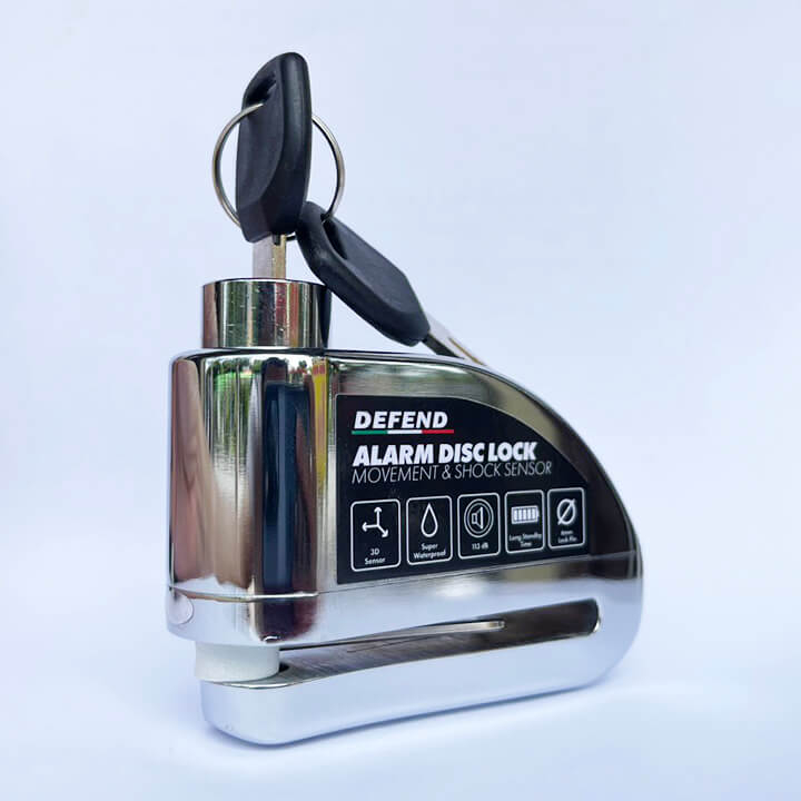 Khoá đĩa xe có còi báo động 8303 - #khoahu #khoadiaxe #khoadiabaodong
